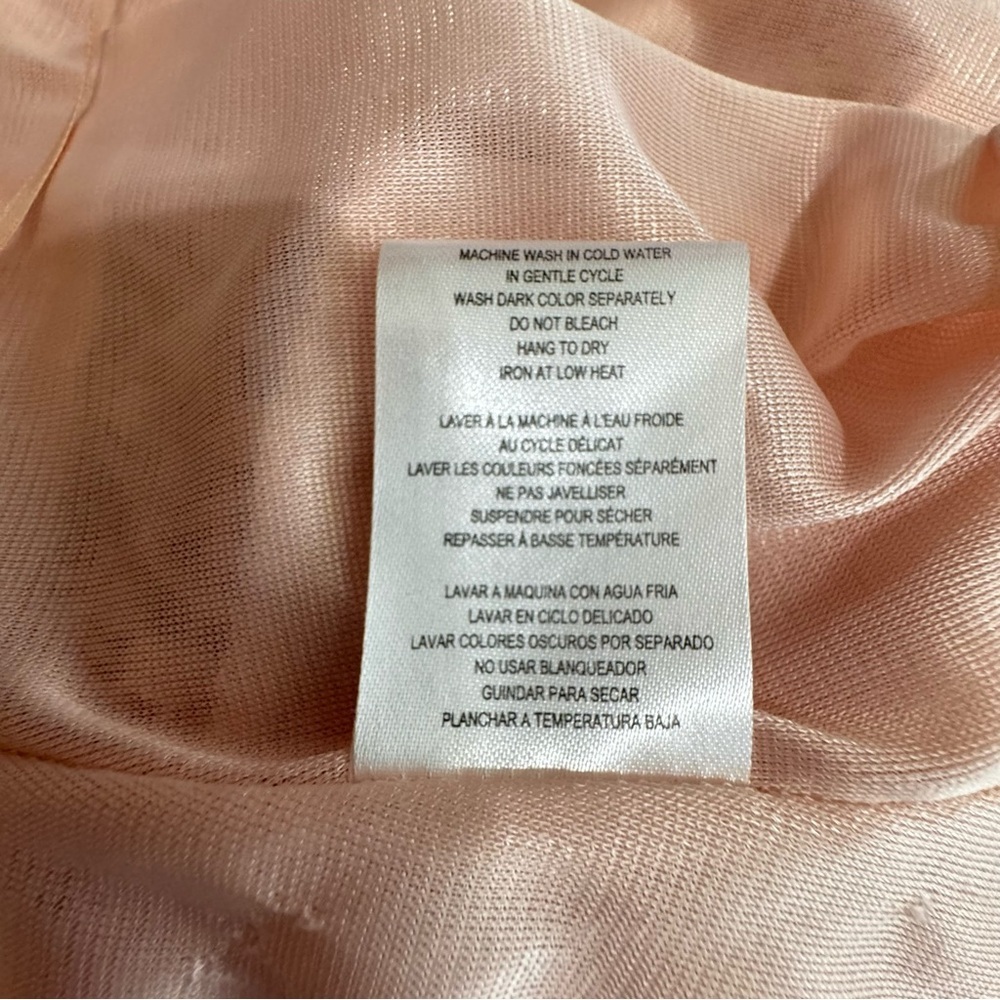 California Moonrise Blush Pink Lace Halter Blouse - Picture 7 of 7